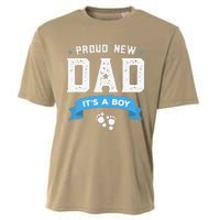 Proud New Dad Its A Cute Fathers Day Gift Baby Cooling Performance Crew T-Shirt