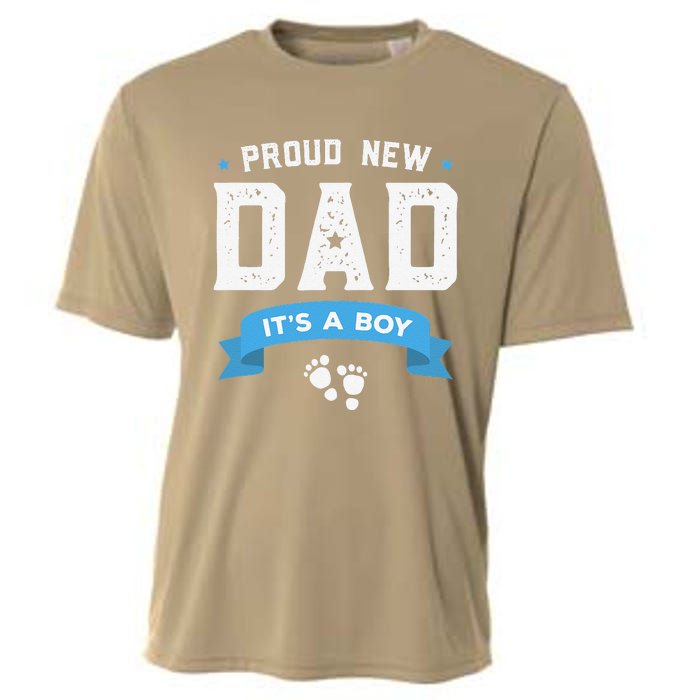 Proud New Dad Its A Cute Fathers Day Gift Baby Cooling Performance Crew T-Shirt