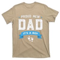 Proud New Dad Its A Cute Fathers Day Gift Baby T-Shirt