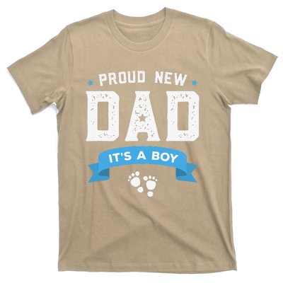 Proud New Dad Its A Cute Fathers Day Gift Baby T-Shirt