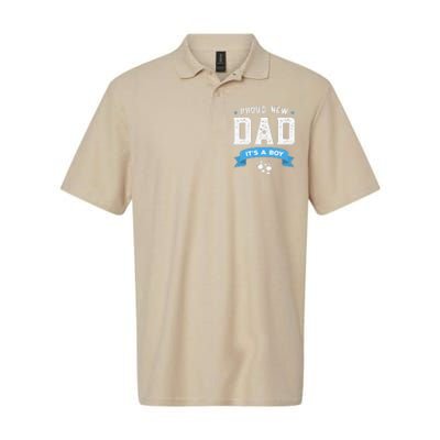 Proud New Dad Its A Cute Fathers Day Gift Baby Softstyle Adult Sport Polo