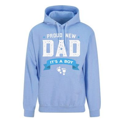 Proud New Dad Its A Cute Fathers Day Gift Baby Unisex Surf Hoodie