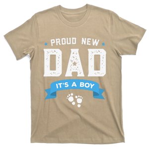 Proud New Dad Its A Boy Cute Fathers Day Gift Baby.png T-Shirt