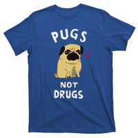 Pugs Not Drugs Funny Present For Dog Lover Pets T-Shirt