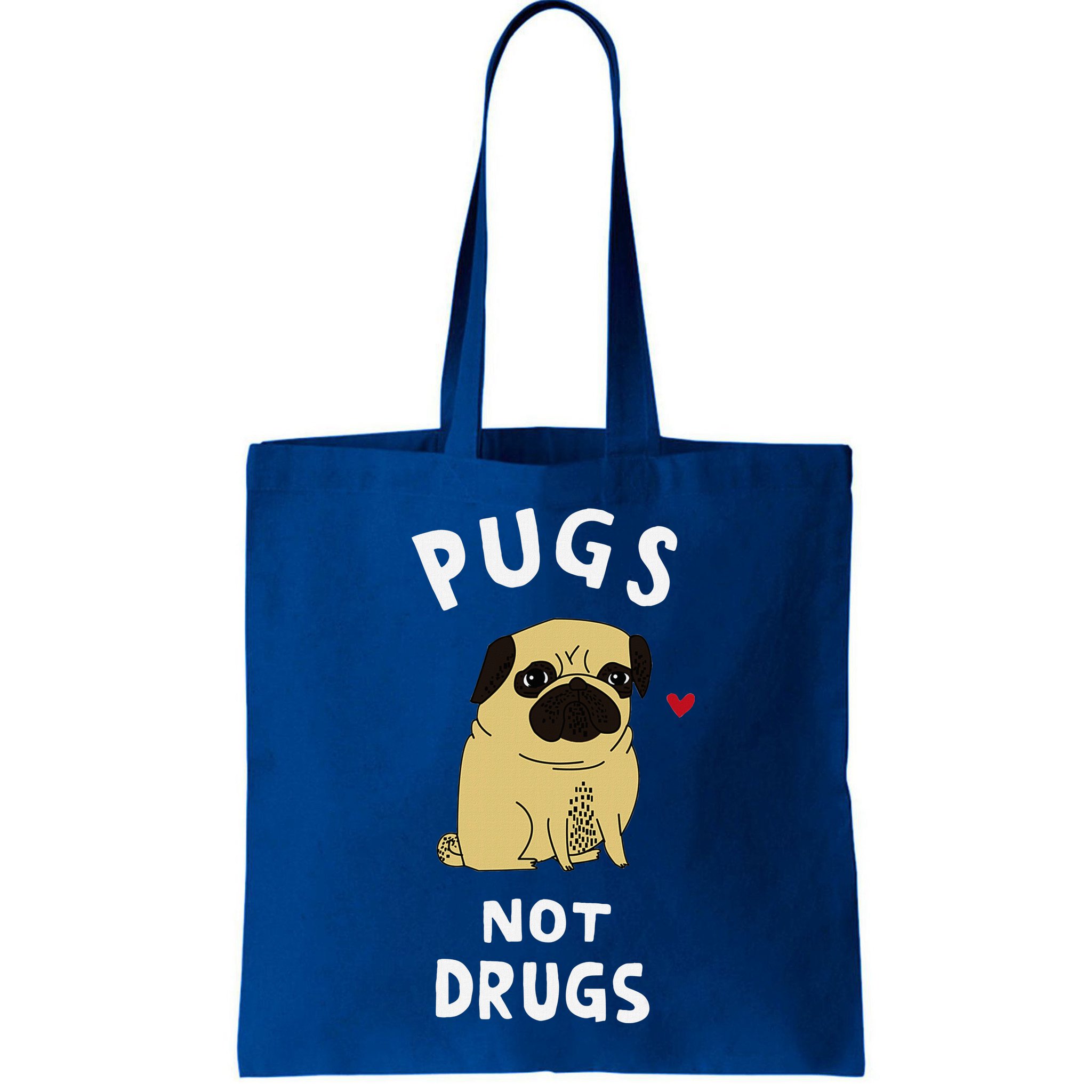 Pugs Not Drugs Funny Present For Dog Lover Pets Bag