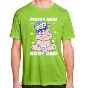 Proud New Dad For Father's Day Gift Adult ChromaSoft Performance T-Shirt