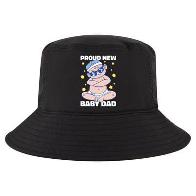 Proud New Dad For Father's Day Gift Cool Comfort Performance Bucket Hat