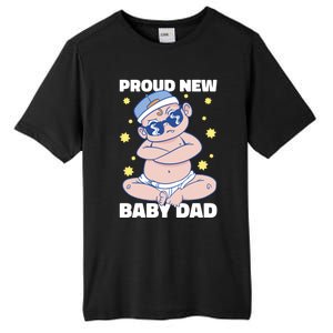 Proud New Dad For Father's Day Gift Tall Fusion ChromaSoft Performance T-Shirt