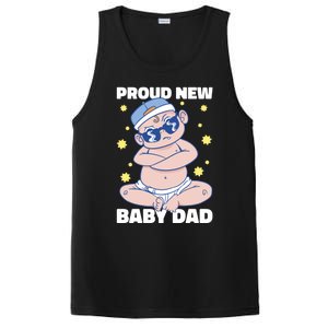 Proud New Dad For Father's Day Gift PosiCharge Competitor Tank