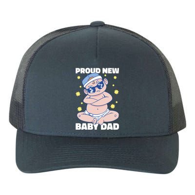 Proud New Dad For Father's Day Gift Yupoong Adult 5-Panel Trucker Hat