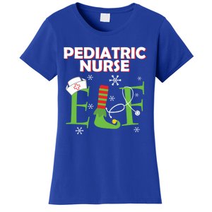 Pediatric Nurse Elf Christmas Matching Group Costume Gift Women's T-Shirt