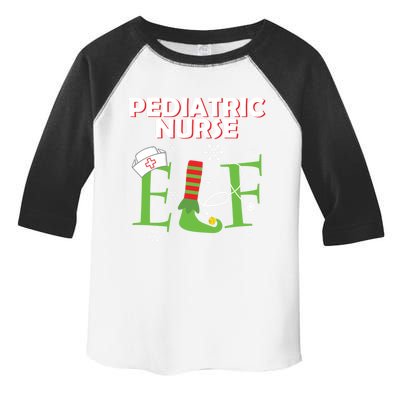 Pediatric Nurse Elf Christmas Matching Group Costume Gift Toddler Fine Jersey T-Shirt