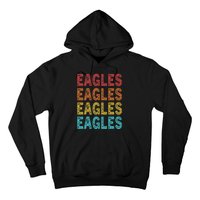 Personalized Name EAGLES I Love EAGLES Hoodie