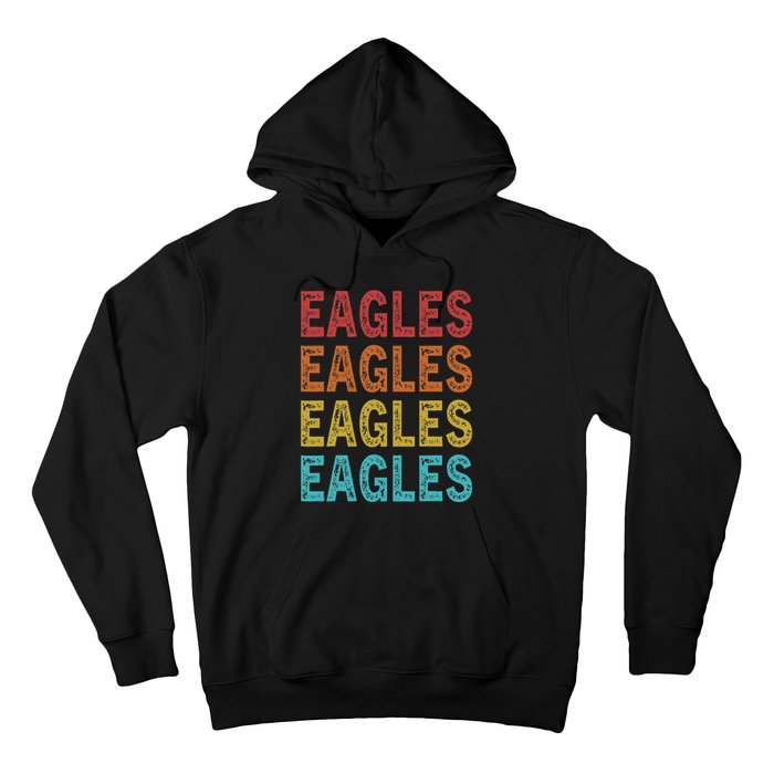 Personalized Name EAGLES I Love EAGLES Hoodie