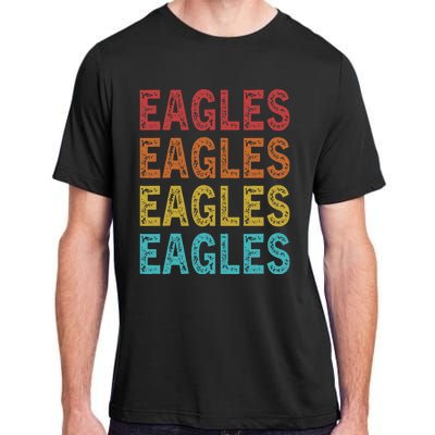 Personalized Name EAGLES I Love EAGLES Adult ChromaSoft Performance T-Shirt