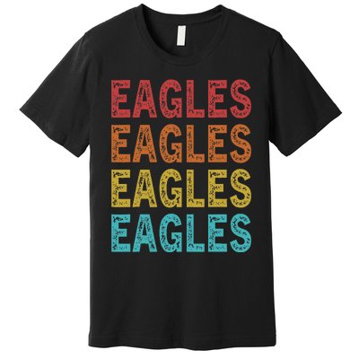 Personalized Name EAGLES I Love EAGLES Premium T-Shirt