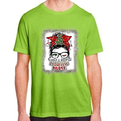 Pediatric Nurse Elf Pediatric Nurse SantaS Favorite Nurse Gift Adult ChromaSoft Performance T-Shirt