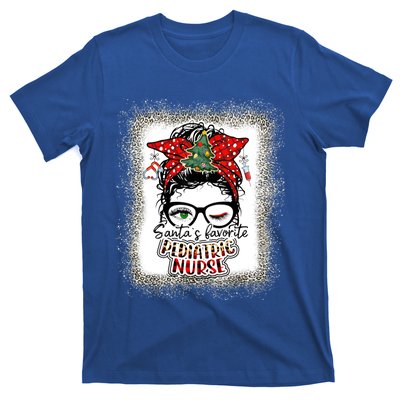 Pediatric Nurse Elf Pediatric Nurse SantaS Favorite Nurse Gift T-Shirt