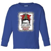 Pediatric Nurse Elf Pediatric Nurse SantaS Favorite Nurse Gift Toddler Long Sleeve Shirt