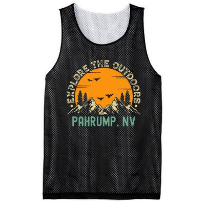 Pahrump Nevada Explore The Outdoors Mesh Reversible Basketball Jersey Tank