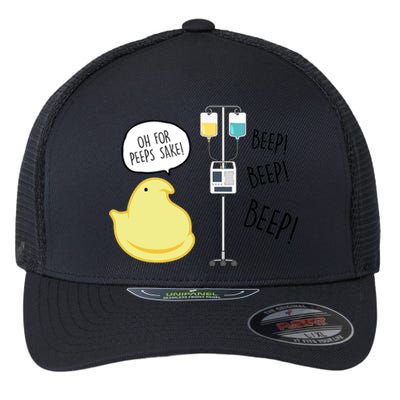 Peep Nursing Easter Flexfit Unipanel Trucker Cap