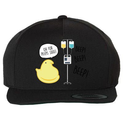 Peep Nursing Easter Wool Snapback Cap