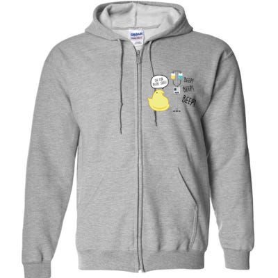 Peep Nursing Easter Full Zip Hoodie