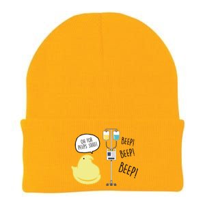 Peep Nursing Easter Knit Cap Winter Beanie