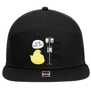 Peep Nursing Easter 7 Panel Mesh Trucker Snapback Hat