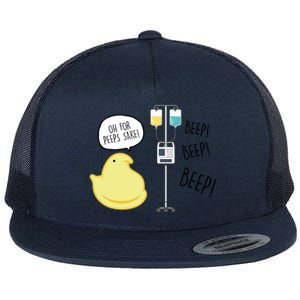 Peep Nursing Easter Flat Bill Trucker Hat