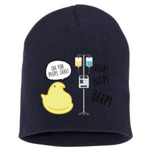 Peep Nursing Easter Short Acrylic Beanie