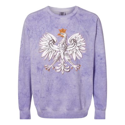 Poland National Eagle From The Coat Of Arms Funny Gift Colorblast Crewneck Sweatshirt