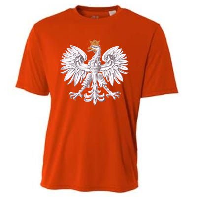 Poland National Eagle From The Coat Of Arms Funny Gift Cooling Performance Crew T-Shirt