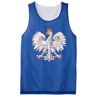 Poland National Eagle From The Coat Of Arms Funny Gift Mesh Reversible Basketball Jersey Tank