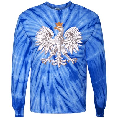 Poland National Eagle From The Coat Of Arms Funny Gift Tie-Dye Long Sleeve Shirt