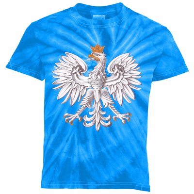 Poland National Eagle From The Coat Of Arms Funny Gift Kids Tie-Dye T-Shirt