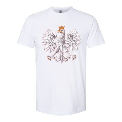 Poland National Eagle From The Coat Of Arms Funny Gift Softstyle CVC T-Shirt