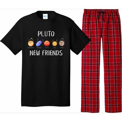 Pluto New Friends Dwarf Planets Funny Astronomy Science Pajama Set