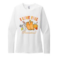 Pt Nurse Fall I Love Fall Prevention Fall Physical Therapy Womens CVC Long Sleeve Shirt