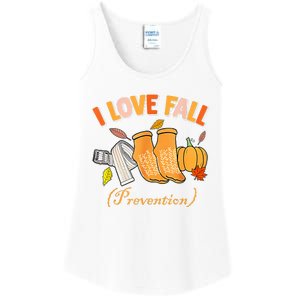 Pt Nurse Fall I Love Fall Prevention Fall Physical Therapy Ladies Essential Tank