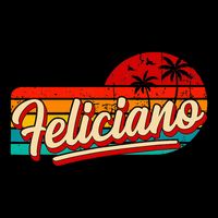 Personal Name Feliciano Retro Vintage First Name Feliciano Sweatshirt