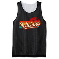 Personal Name Feliciano Retro Vintage First Name Feliciano Mesh Reversible Basketball Jersey Tank