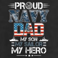 Proud Navy Father Dad My Son My Sailor My Hero 11oz C Handle Ceramic Mug