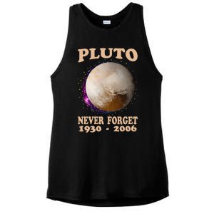 Pluto Never Forget 1930gift2006 Great Gift Ladies PosiCharge Tri-Blend Wicking Tank