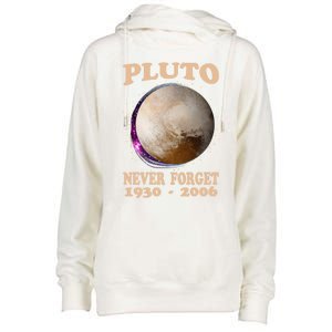 Pluto Never Forget 1930gift2006 Great Gift Womens Funnel Neck Pullover Hood