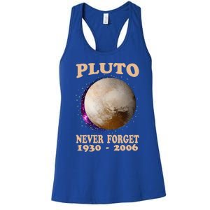 Pluto Never Forget 1930gift2006 Great Gift Women's Racerback Tank