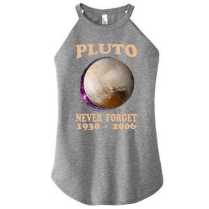 Pluto Never Forget 1930gift2006 Great Gift Women's Perfect Tri Rocker Tank