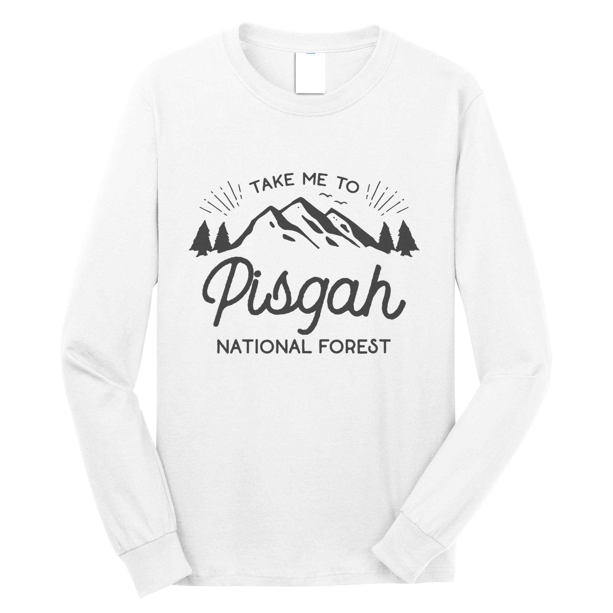 Pisgah National Forest Park North Carolina Long Sleeve Shirt