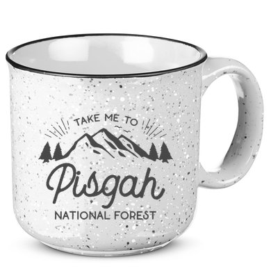 Pisgah National Forest Park North Carolina 15oz Campfire Ceramic Mug