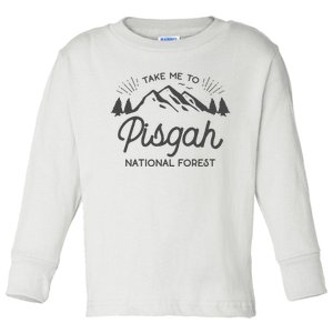 Pisgah National Forest Park North Carolina Toddler Long Sleeve Shirt